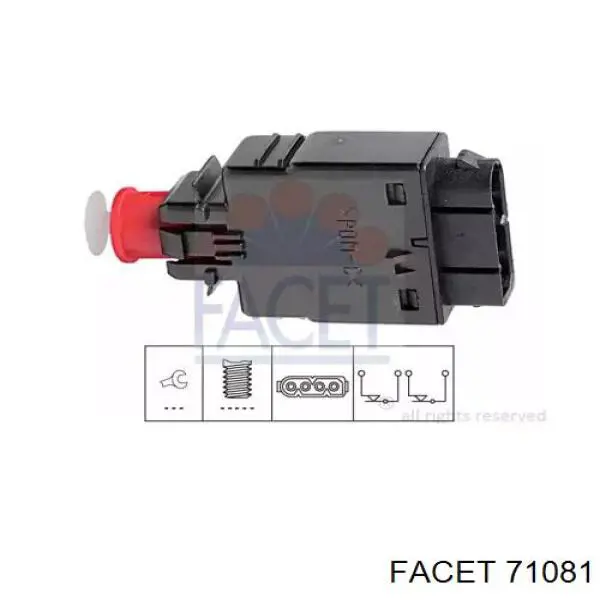 Датчик стоп сигнала 71081 Facet