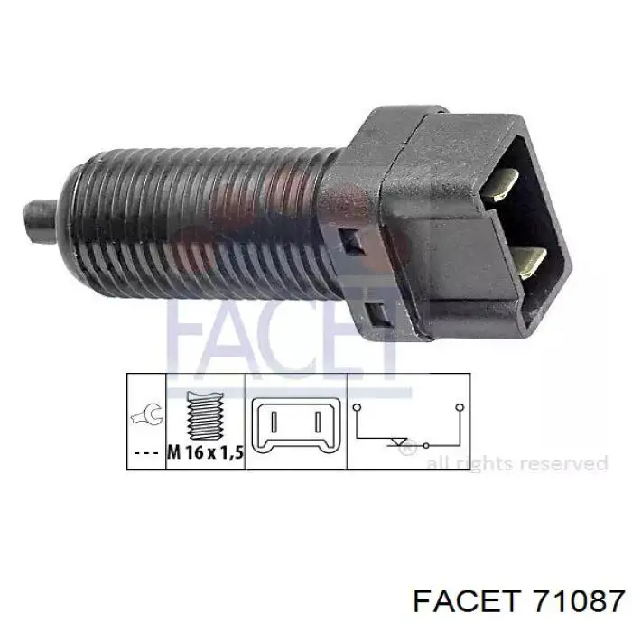 Купить 71087 Facet Лягушка стоп сигнала
