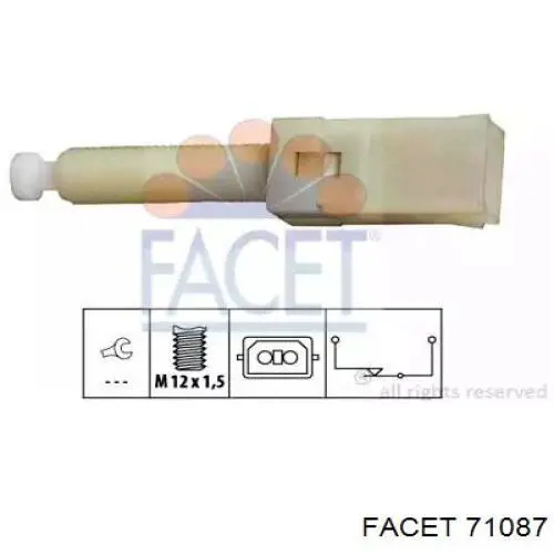 Датчик стоп сигнала 71087 Facet
