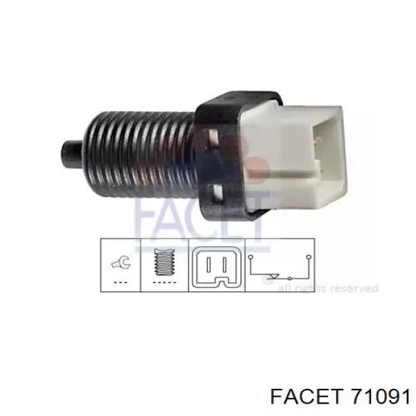 Датчик стоп сигнала 71091 Facet