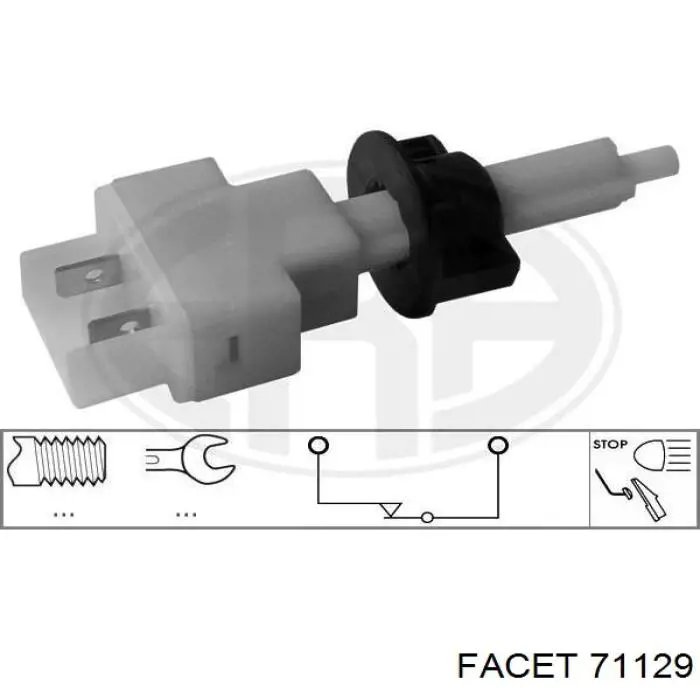 Interruptor Luz De Freno 71129 Facet