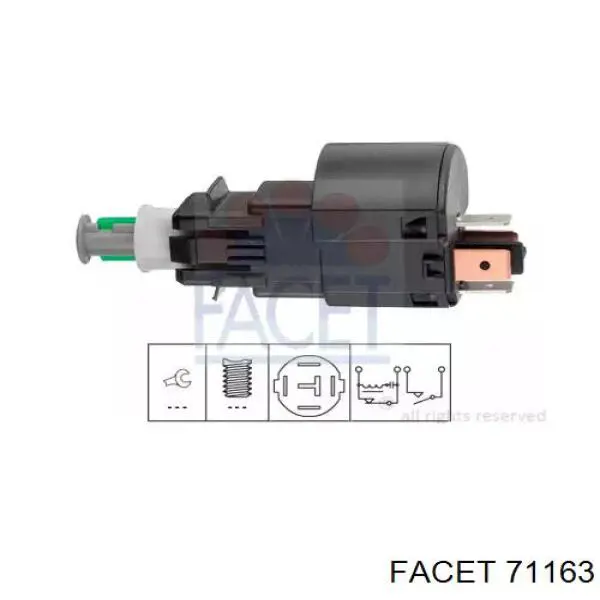 Купить 71163 Facet Лягушка стоп сигнала