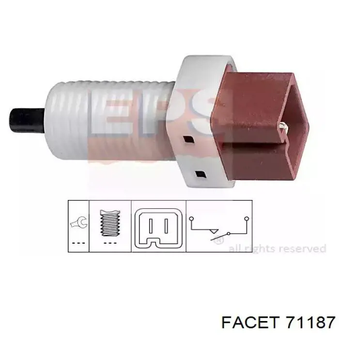Купить 71187 Facet Лягушка стоп сигнала