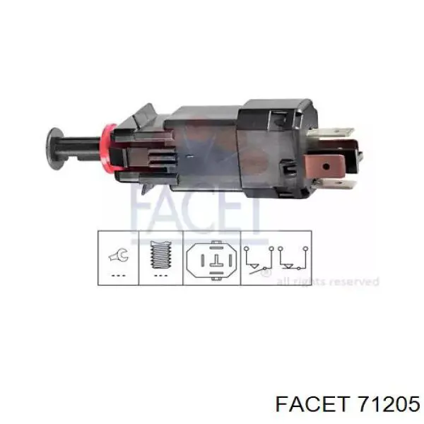 Купить 71205 Facet Лягушка стоп сигнала