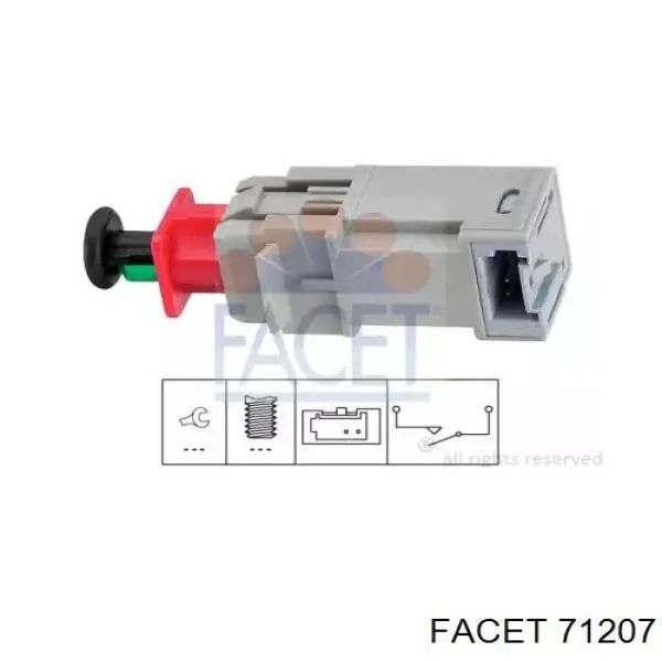 Interruptor De Embrague 71207 Facet