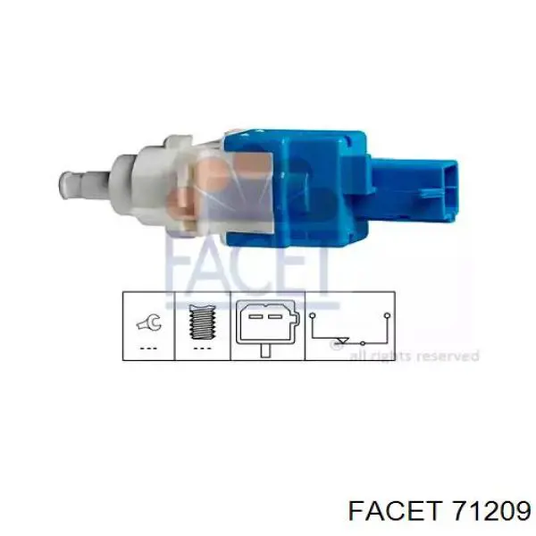 Датчик включения фонарей заднего хода 51742745 Fiat/Alfa/Lancia