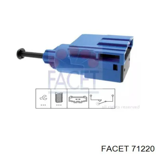 71220 Facet Датчик включения сцепления