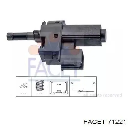 Датчик включения сцепления Ford 1230986