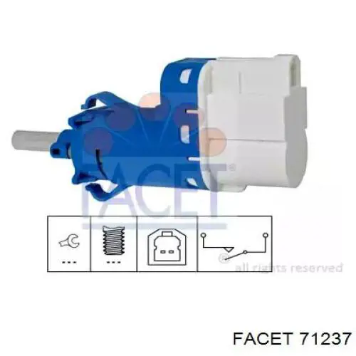 Датчик стоп сигнала 71237 Facet