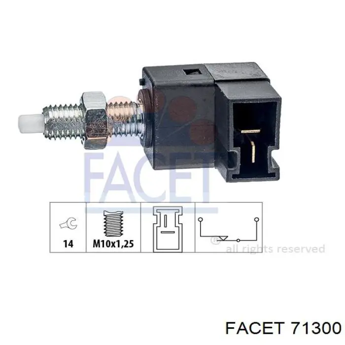 Interruptor De Embrague 71300 Facet