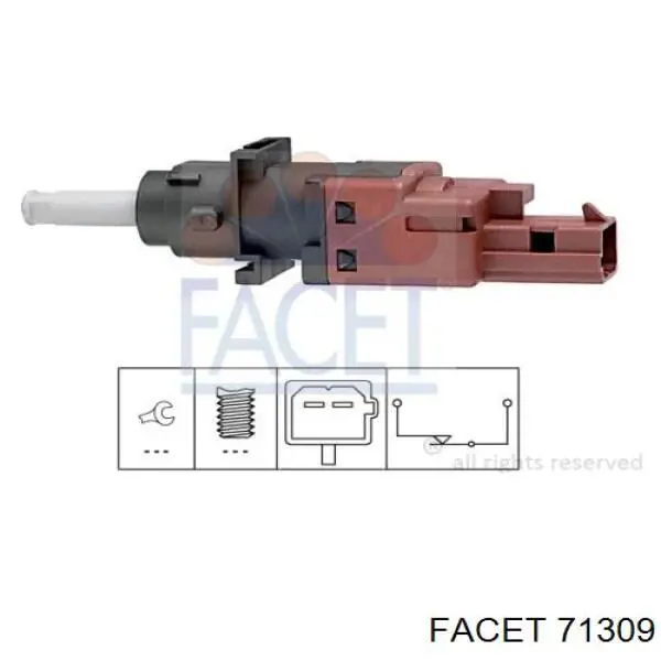 Sensor de posición del embrague 71309 Facet