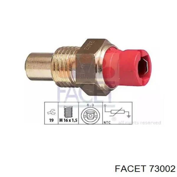 Датчик температуры охлаждающей жидкости 4881925027 Talbot