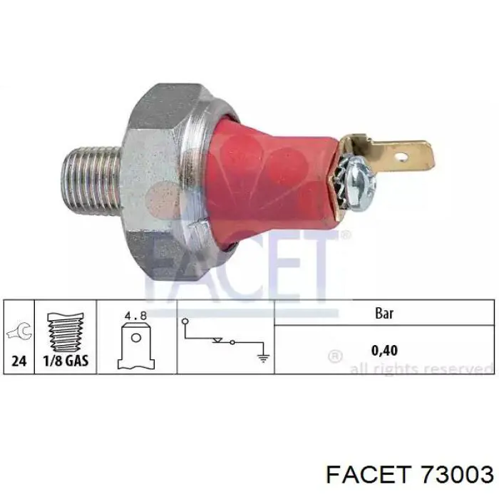 Датчик температуры охлаждающей жидкости 7700767336 Renault (RVI)