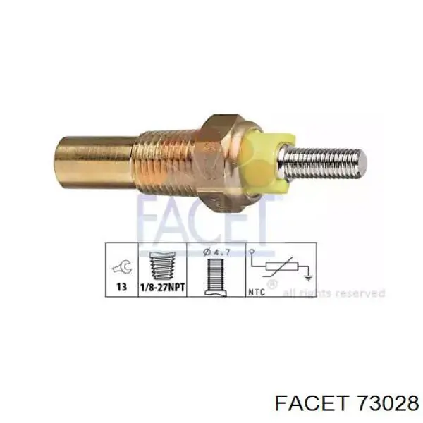 Датчик температуры жидкости Ford 1701341