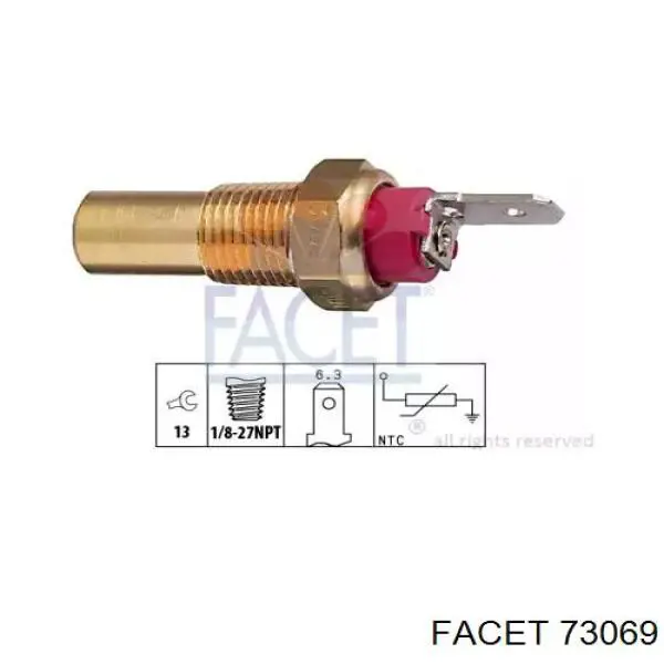 Купить 6136366 Ford Термодатчик охлаждающей жидкости