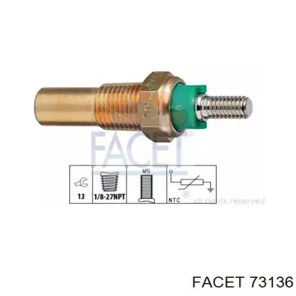 Датчик указателя температуры охлаждающей жидкости AIC 51905 цена, от 4.94 USD