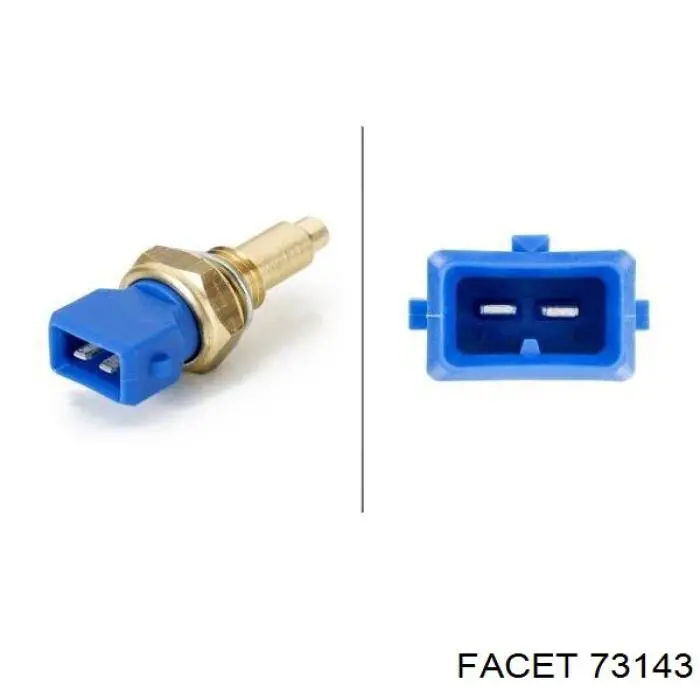 Датчик температури охолоджуючої рідини 73143 Facet