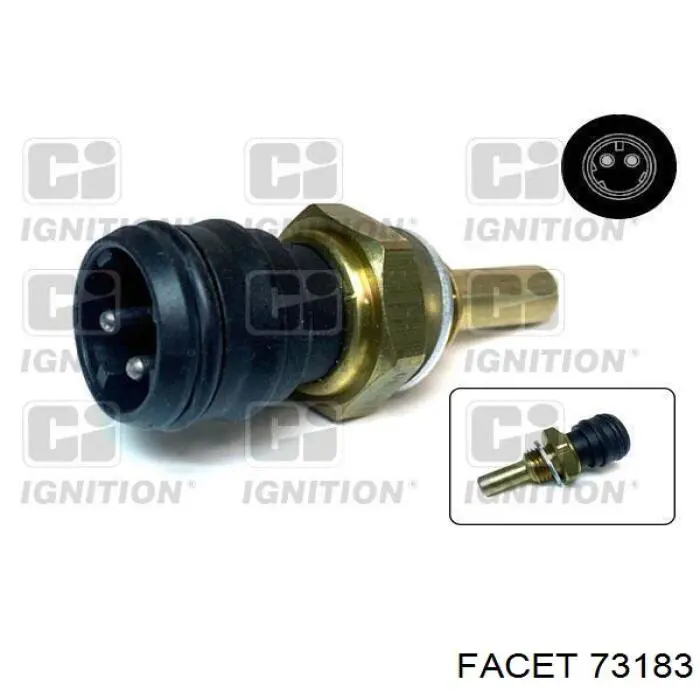 Датчик указателя температуры охлаждающей жидкости Facet 73183 цена, от 8.35 USD