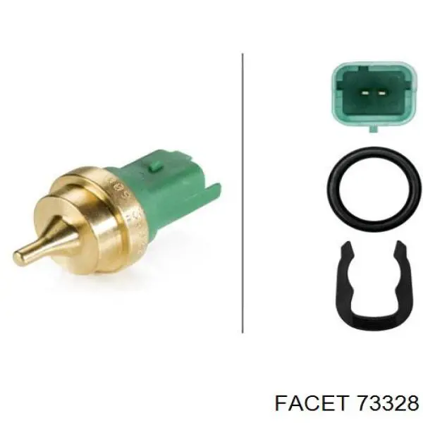 Датчик указателя температуры охлаждающей жидкости Facet 73328 цена, от 6.65 USD
