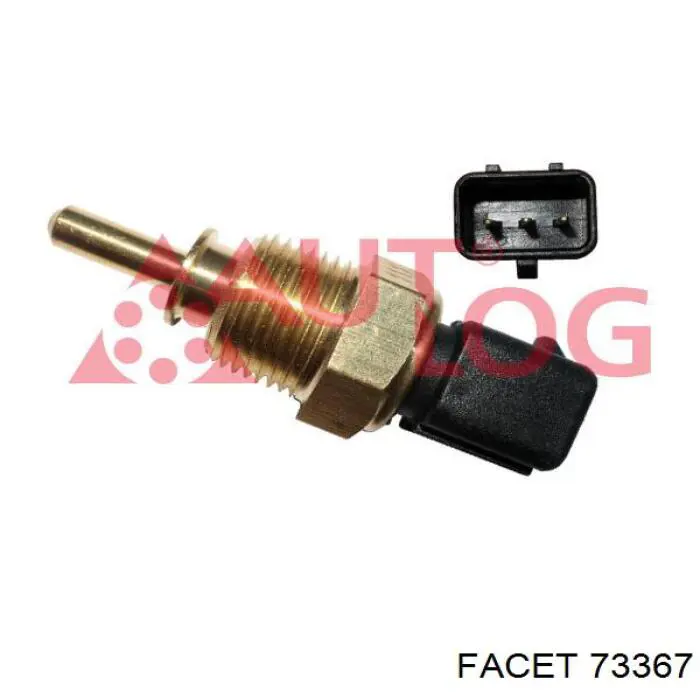 Sensor de temperatura del refrigerante 73367 Facet