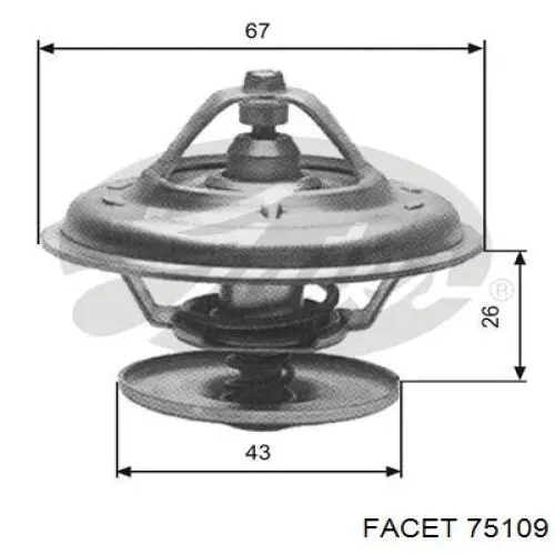Датчик температуры радиатора Facet 75109 цена, от 9.62 USD
