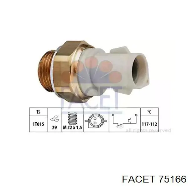 Датчик температуры радиатора Ford 7001609 цена, от 11.39 USD