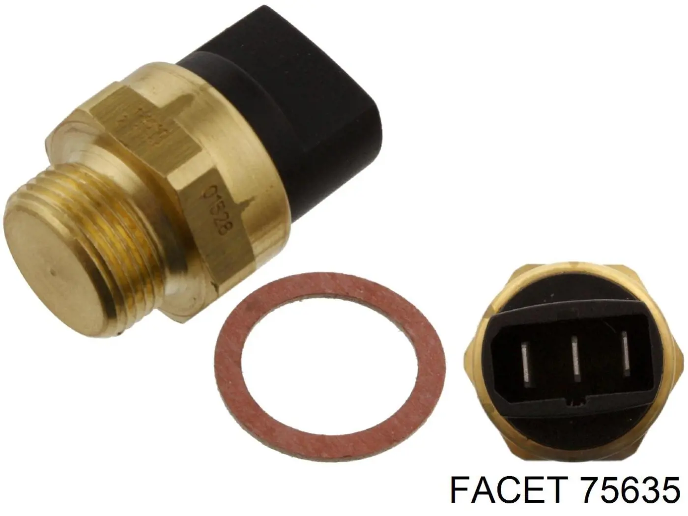 Sensor, temperatura del refrigerante (encendido el ventilador del radiador) 75635 Facet