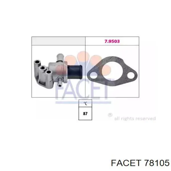 Термостат 78105 Facet