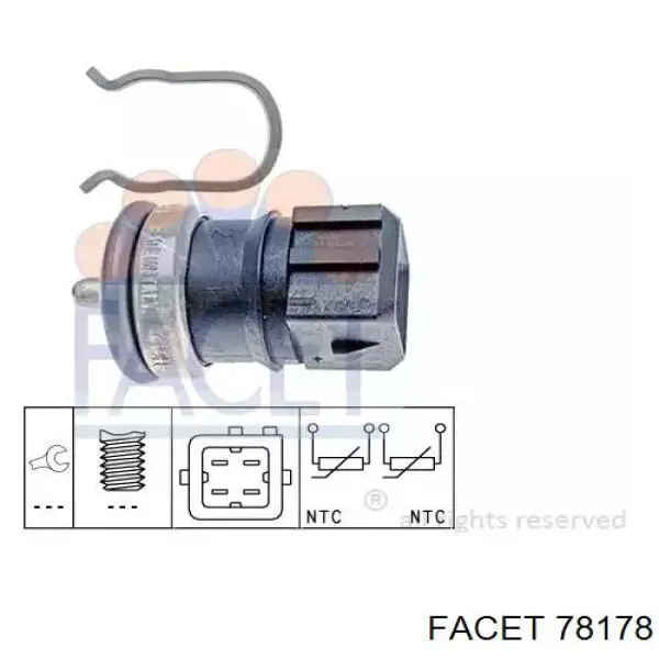 Корпус термостата 78178 Facet