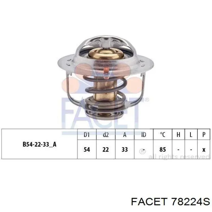 78224S Facet