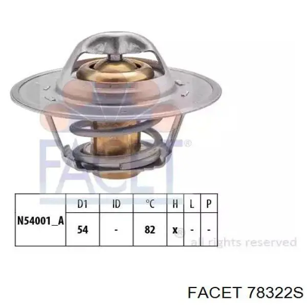 Термостат 78322S Facet
