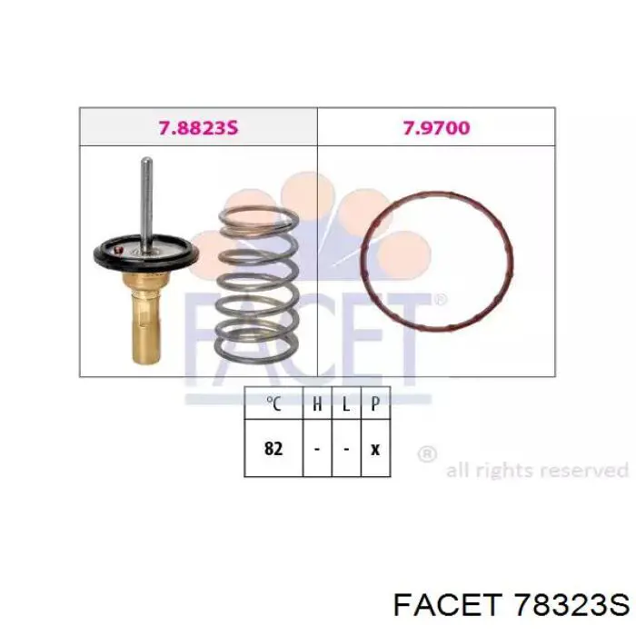 Термостат в корпусе Facet 78323S цена, от 10.13 USD