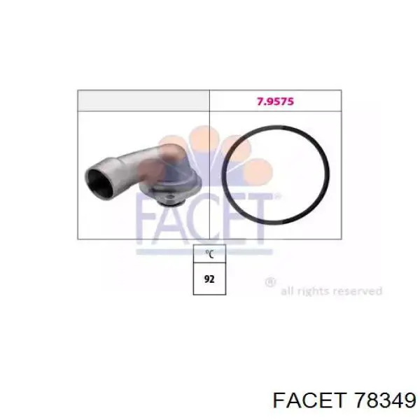 Termostato, refrigerante 78349 Facet