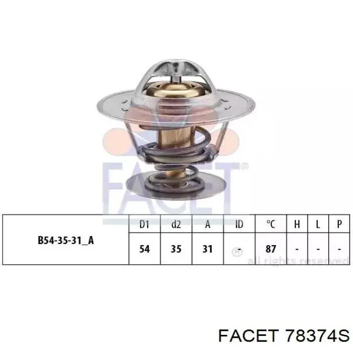 Термостат в корпусе Facet 78374S цена, от 5.33 USD