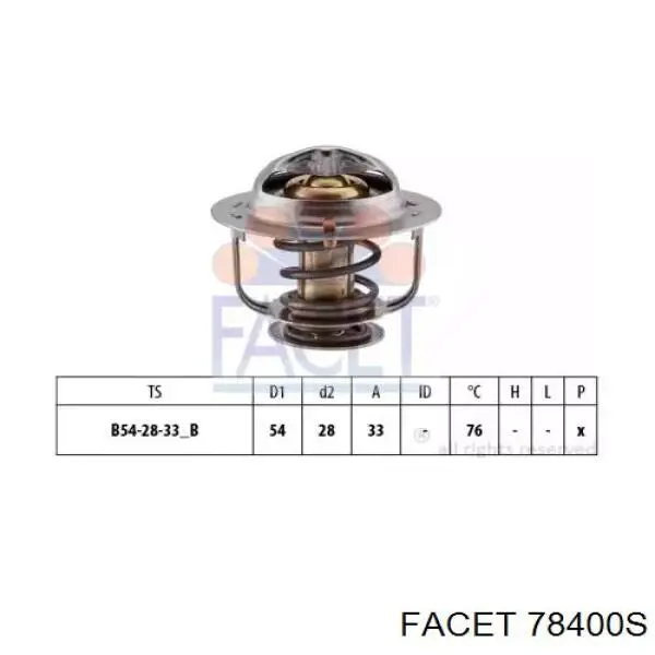 Термостат 78400S Facet