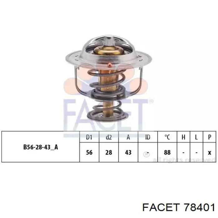 Термостат 78401 Facet