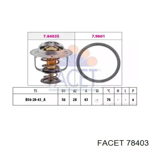 Термостат 78403 Facet