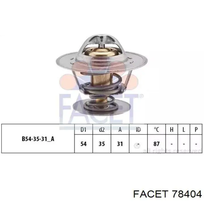 Термостат 78404 Facet
