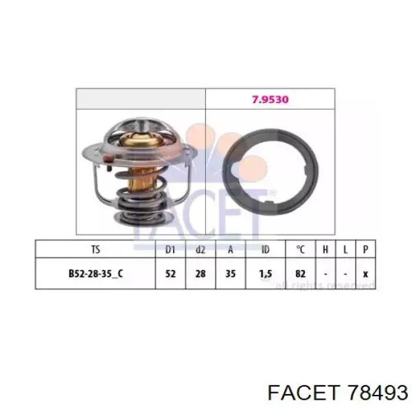 Термостат 78493 Facet