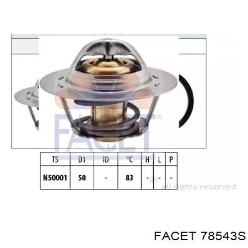 Термостат 78543S Facet