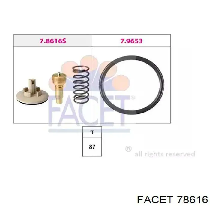 Термостат 78616 Facet