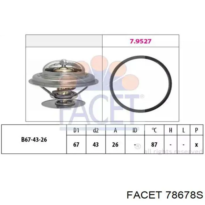 Термостат в корпусе Facet 78678S цена, от 6.69 USD