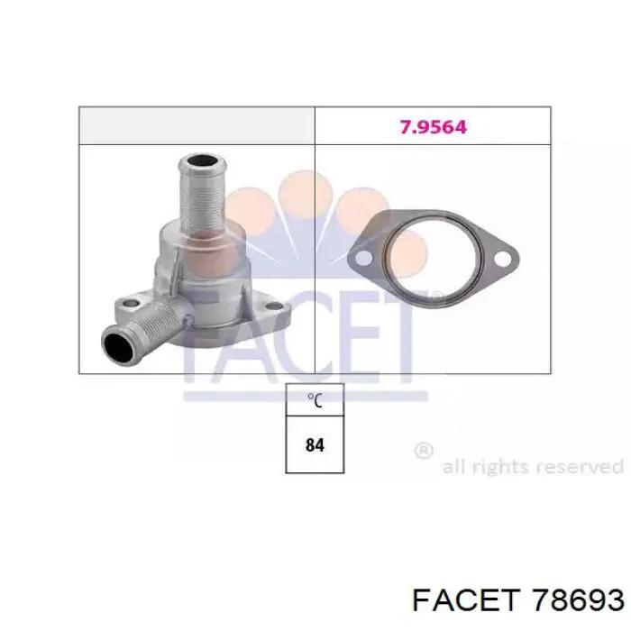 Купить 78693 Facet Автомобильный термостат
