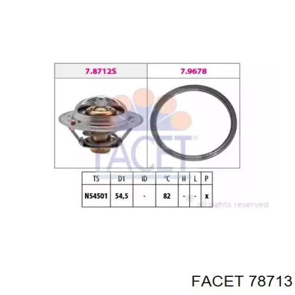 Термостат 78713 Facet