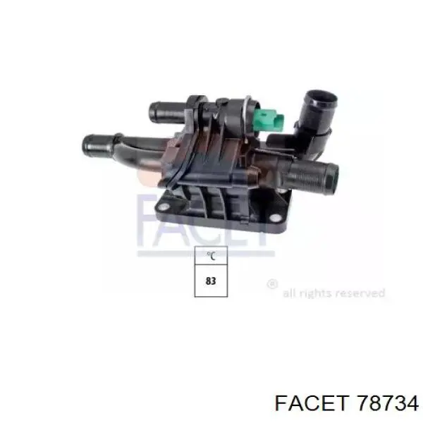 Caja del termostato 78734 Facet