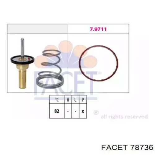 Термостат 78736 Facet