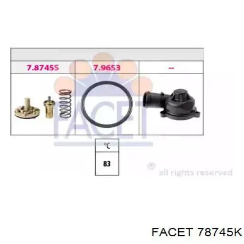 Термостат в корпусе Magneti Marelli TE0217 цена, от 8.68 USD