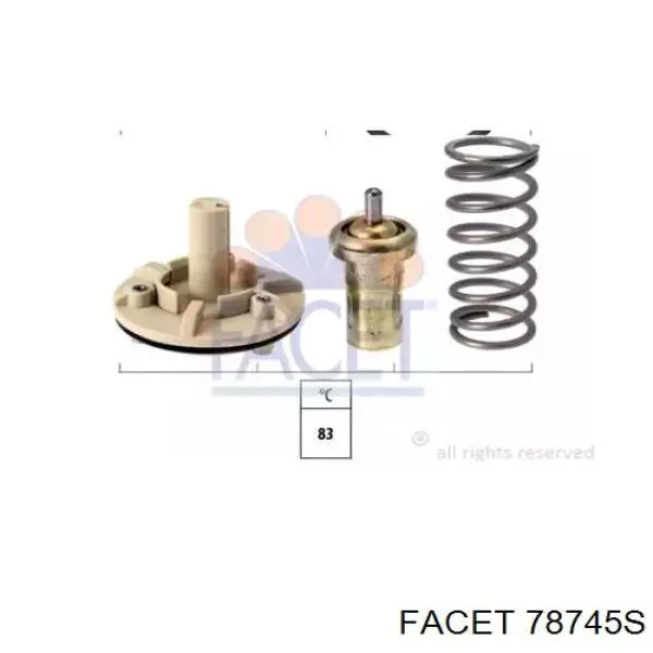 Термостат 78745S Facet