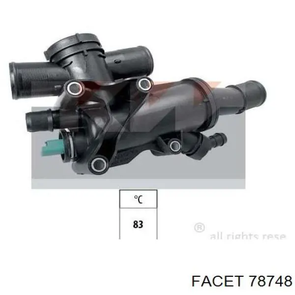 Кожух термостата Facet 78748 цена, от 31.29 USD
