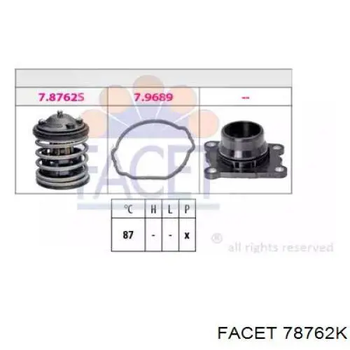 Термостат 78762K Facet